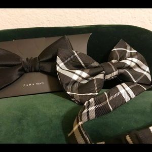 2 Zara men’s bow ties Bundle